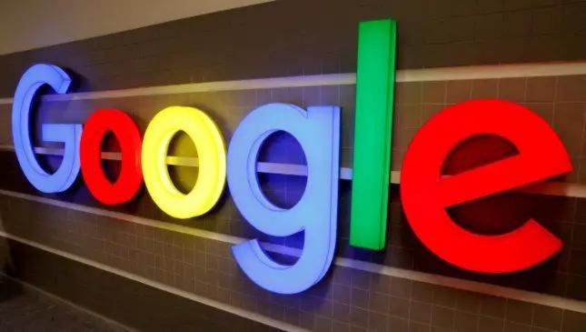 Photo of a Google sign