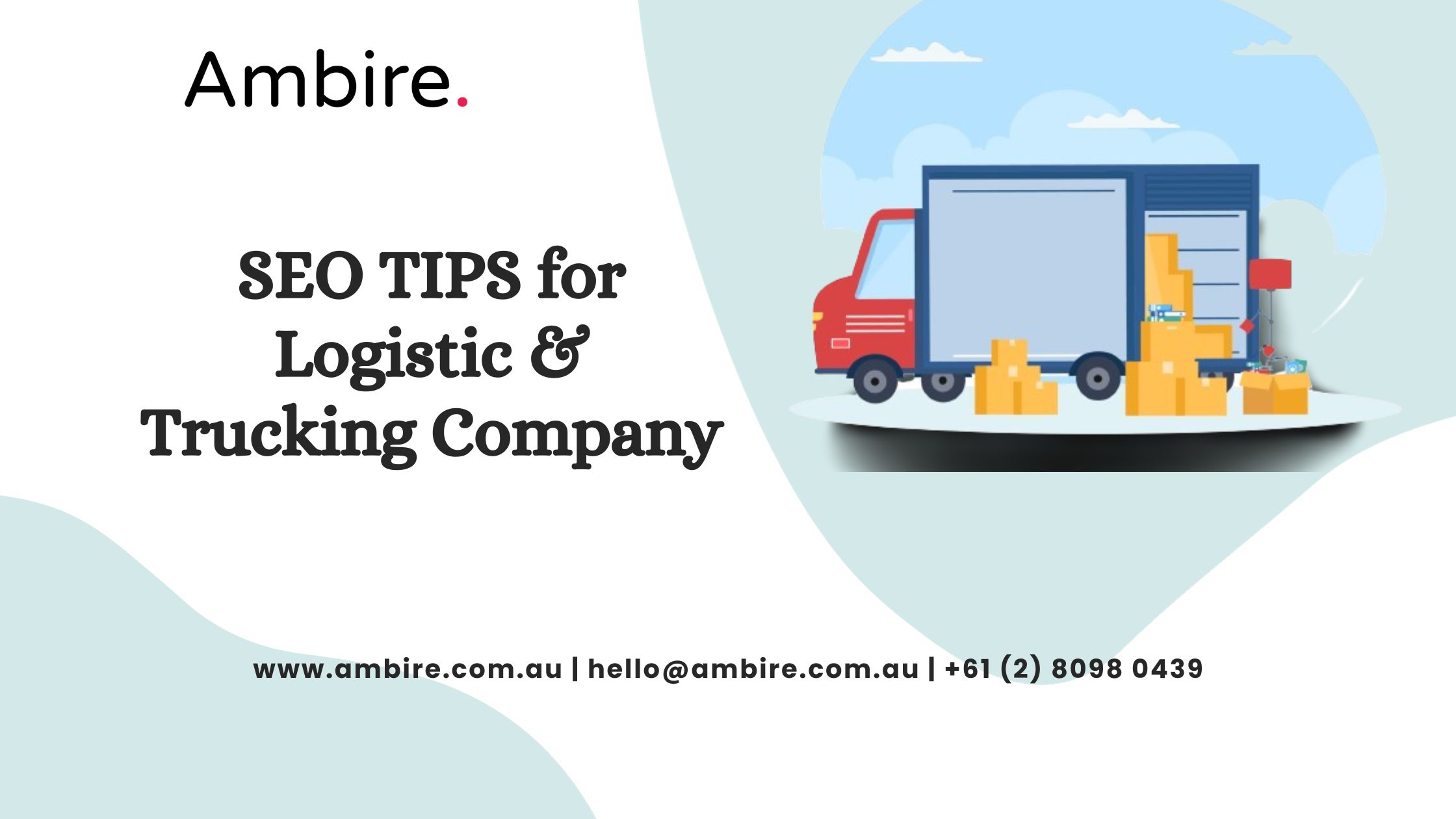 SEO Tips for Logistics and Trucking Companies